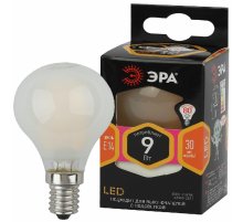 Лампа светодиодная Эра E14 9W 2700K F-LED P45-9w-827-E14 frost Б0047021