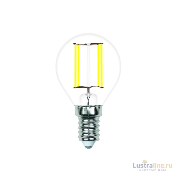Лампа светодиодная Volpe LED-G45-5,5W/4000K/E14/CL/SLF UL-00008458