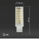Лампа светодиодная Эра G9 9W 4000K LED JCD-9W-CER-840-G9 Б0033186