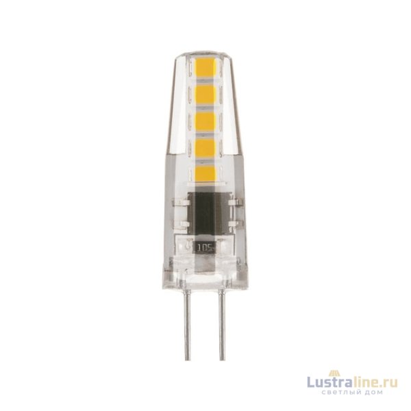 Лампа светодиодная Elektrostandard G4 3W 3300K прозрачная 4690389051708 Лампа светодиодная Elektrostandard G4 3W 3300K прозрачная 4690389051708