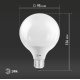 Лампа светодиодная Эра E27 15W 6500K LED G95-15W-6000K-E27 Б0049079