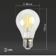 Лампа светодиодная Эра E27 15W 4000K F-LED A60-15W-840-E27 Б0046983