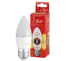 Лампа светодиодная Эра E27 8W 2700K ECO LED B35-8W-827-E27 Б0030020