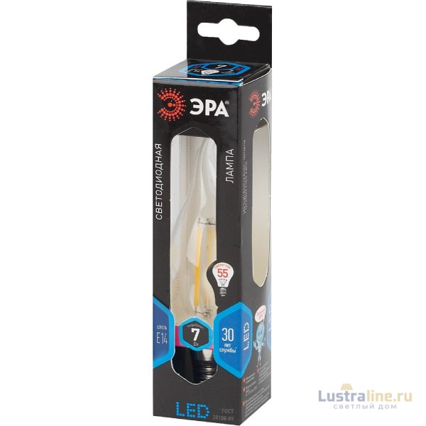 Лампа светодиодная Эра E14 7W 4000K F-LED BXS-7W-840-E14 Б0027945
