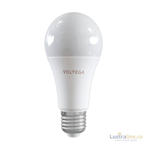 Лампа светодиодная Voltega E27 15W 4000K груша матовая VG2-A60E27cold15W 7157