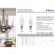 Лампа светодиодная Feron E14 9W 2700K Свеча Матовая LB-570 25798