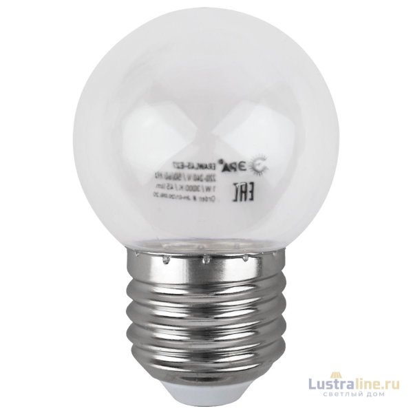 Лампа светодиодная Эра E27 1W 3000K ERAWL45-E27 Б0049572