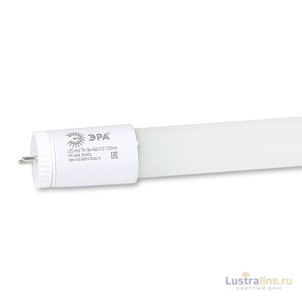 Лампа светодиодная Эра G13 10W 4000K LED T8-10W-840-G13-600mm Б0032999 Лампа светодиодная Эра G13 10W 4000K LED T8-10W-840-G13-600mm Б0032999