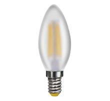 Лампа светодиодная Voltega E14 6W 2800K свеча матовая VG10-C2E14warm6W-F 7044