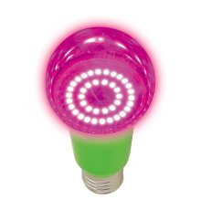 Лампа светодиодная для растений (UL-00004581) Uniel E27 8W прозрачная LED-A60-8W/SPSB/E27/CL PLP30GR