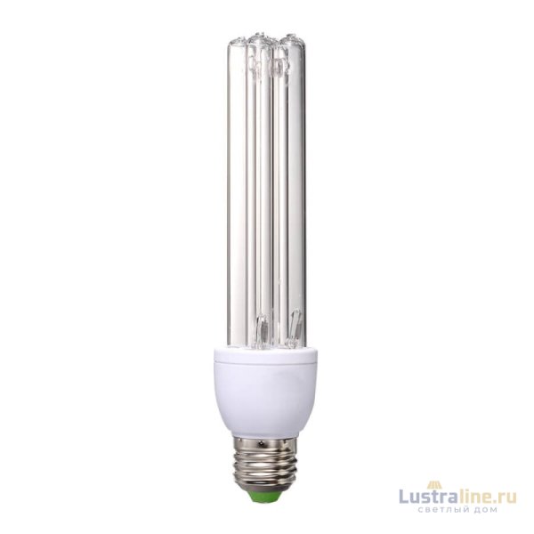 Лампа ультрафиолетовая бактерицидная (UL-00007271) Uniel E27 25W прозрачная ESL-PLD-25/UVCB/E27/CL