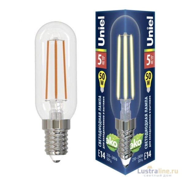 Лампа светодиодная Uniel (UL-00007129) E14 5W 3000K колба прозрачная LED-Y25-5W/3000K/E14/CL GLZ04TR Лампа светодиодная Uniel (UL-00007129) E14 5W 3000K колба прозрачная LED-Y25-5W/3000K/E14/CL GLZ04TR