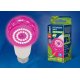 Лампа светодиодная для растений (UL-00001820) Uniel E27 10W прозрачная LED-A60-10W/SPFR/E27/CL PLP01WH