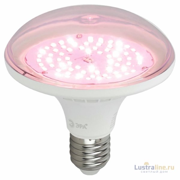 Фитолампа для растений светодиодная Эра E27 18W 6500K FITO-18W-Ra90-E27 Б0057710 Фитолампа для растений светодиодная Эра E27 18W 6500K FITO-18W-Ra90-E27 Б0057710