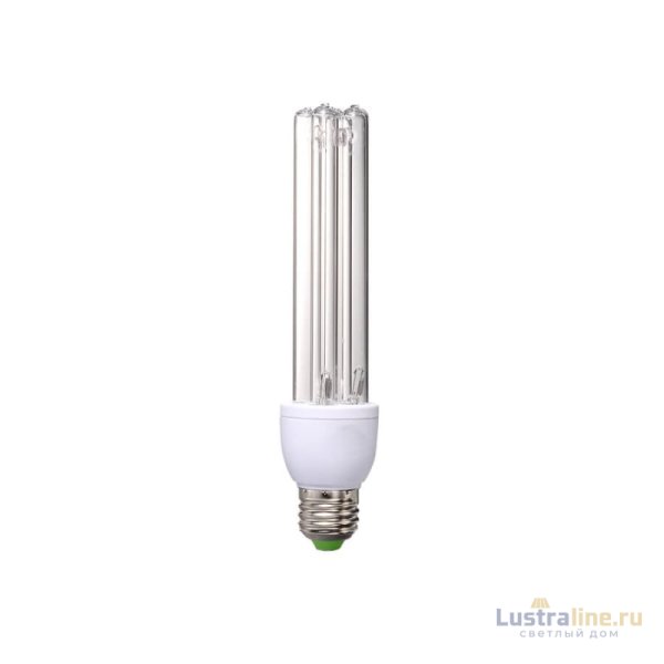 Лампа ультрафиолетовая бактерицидная (UL-00007270) Uniel E27 15W прозрачная ESL-PLD-15/UVCB/E27/CL