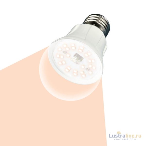 Лампа светодиодная для растений (UL-00001820) Uniel E27 10W прозрачная LED-A60-10W/SPFR/E27/CL PLP01WH