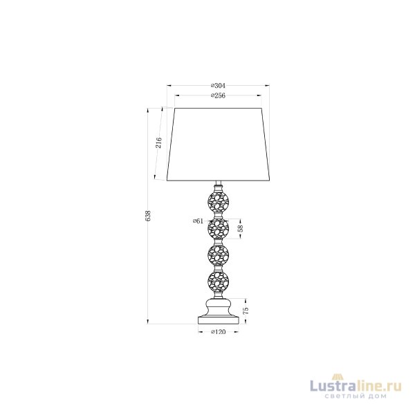 Настольная лампа Garda Decor 22-86642 Настольная лампа Garda Decor 22-86642
