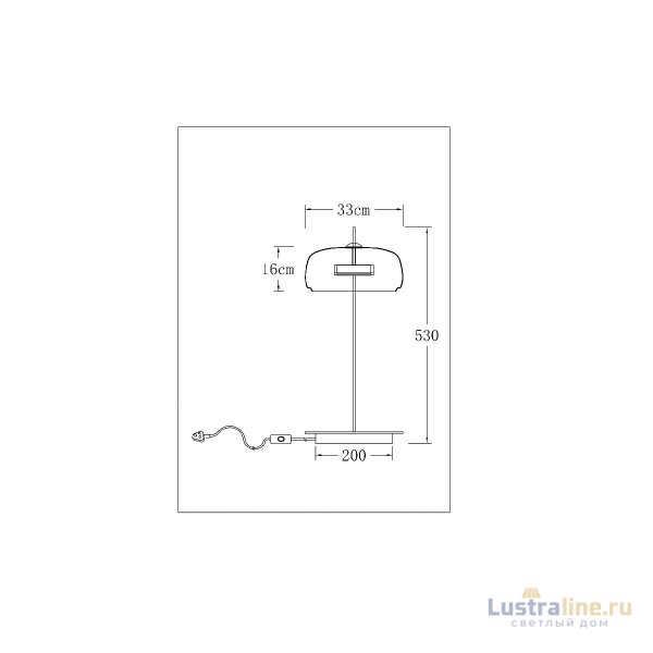 Настольная лампа Arte Lamp Padova A2404LT-1AM Настольная лампа Arte Lamp Padova A2404LT-1AM