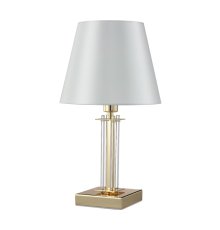 Настольная лампа Crystal Lux Nicolas NICOLAS LG1 GOLD/WHITE