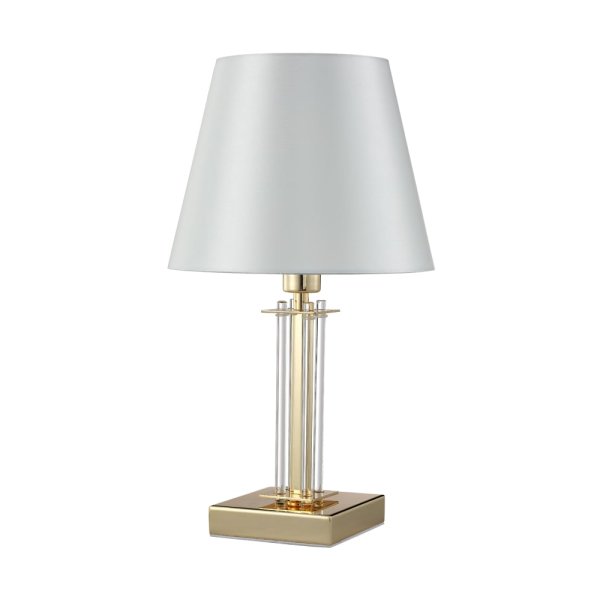 Настольная лампа Crystal Lux Nicolas NICOLAS LG1 GOLD/WHITE
