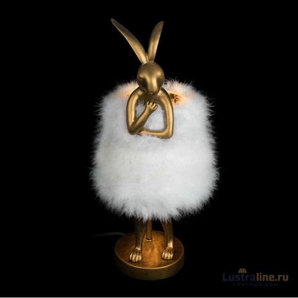 Настольная лампа Loft IT Lapine 10315/A White fluff Настольная лампа Loft IT Lapine 10315/A White fluff