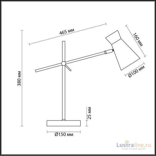 Настольная лампа Lumion Liam 3790/1T Настольная лампа Lumion Liam 3790/1T