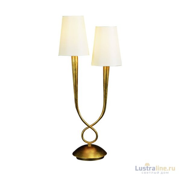 Настольная лампа Mantra Paola Painted Gold 3546 Настольная лампа Mantra Paola Painted Gold 3546