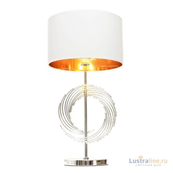 Настольная лампа Lumina Deco Fabi LDT 5531 CHR+WT