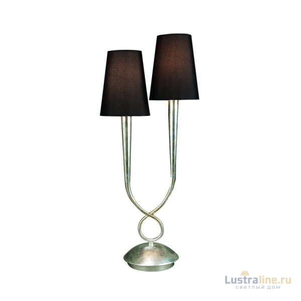 Настольная лампа Mantra Paola Painted Silver 3536 Настольная лампа Mantra Paola Painted Silver 3536