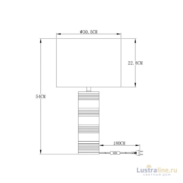 Настольная лампа Arte Lamp Maia A5057LT-1AB