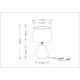 Настольная лампа Arte Lamp Wurren A5016LT-1WH