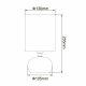 Настольная лампа Uniel UML-B307 E14 SILVER/WHITE UL-00012423
