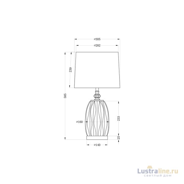 Настольная лампа Garda Decor 22-87755
