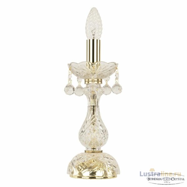 Настольная лампа Bohemia Ivele Crystal 108L/1-27 G Настольная лампа Bohemia Ivele Crystal 108L/1-27 G