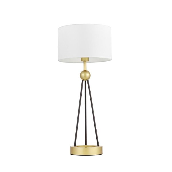 Настольная лампа Lumina Deco Belforte LDT 5527 GD+WT
