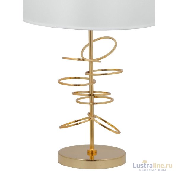 Настольная лампа Lumina Deco Molari LDT 5530 F.GD+WT Настольная лампа Lumina Deco Molari LDT 5530 F.GD+WT