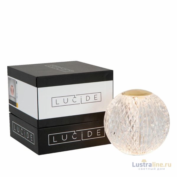 Настольная лампа с аккумулятором Lucide Cintra 13599/02/60 Настольная лампа с аккумулятором Lucide Cintra 13599/02/60