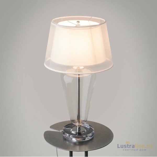 Настольная лампа Maytoni Verre Z005TL-01CH Настольная лампа Maytoni Verre Z005TL-01CH