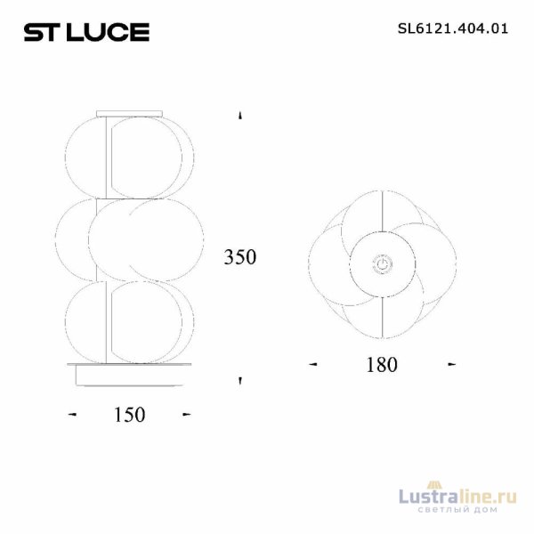 Настольная лампа ST Luce Talisman SL6121.404.01 Настольная лампа ST Luce Talisman SL6121.404.01