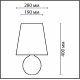 Настольная лампа Lumion Comfi Avalona 8119/1T