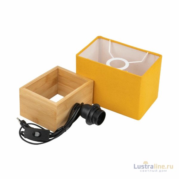 Настольная лампа Uniel UML-B401 E27 ORANGE/WOOD UL-00010955