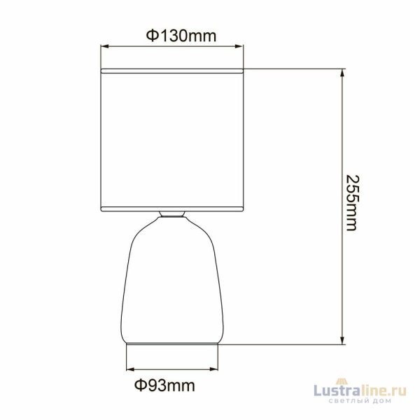 Настольная лампа Uniel UML-B305 E14 WHITE UL-00012419