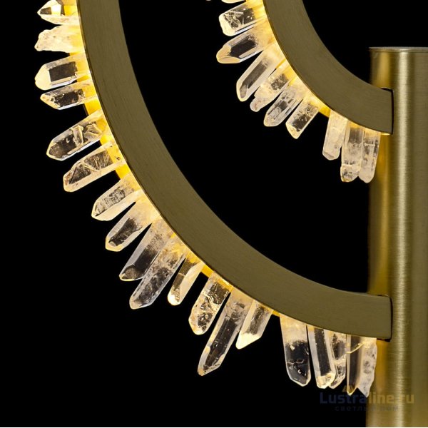 Настольная лампа Delight Collection Quartz Halo MT20020154-2A satin gold Настольная лампа Delight Collection Quartz Halo MT20020154-2A satin gold