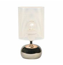 Настольная лампа Uniel UML-B307 E14 SILVER/WHITE UL-00012423
