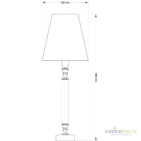 Настольная лампа Kutek Napoli NAP-LG-1(N/A)300