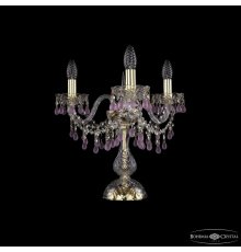 Настольная лампа Bohemia Ivele Crystal 1410L/3/141-39 G V7010