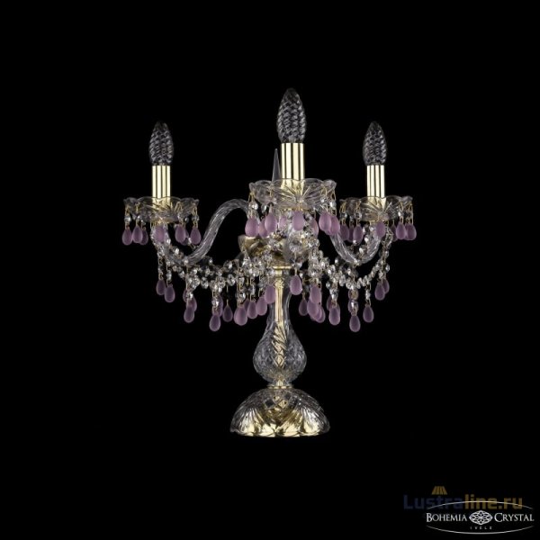 Настольная лампа Bohemia Ivele Crystal 1410L/3/141-39 G V7010 Настольная лампа Bohemia Ivele Crystal 1410L/3/141-39 G V7010