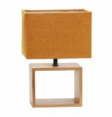 Настольная лампа Uniel UML-B401 E27 ORANGE/WOOD UL-00010955