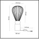 Настольная лампа Odeon Light Elica 5417/1T
