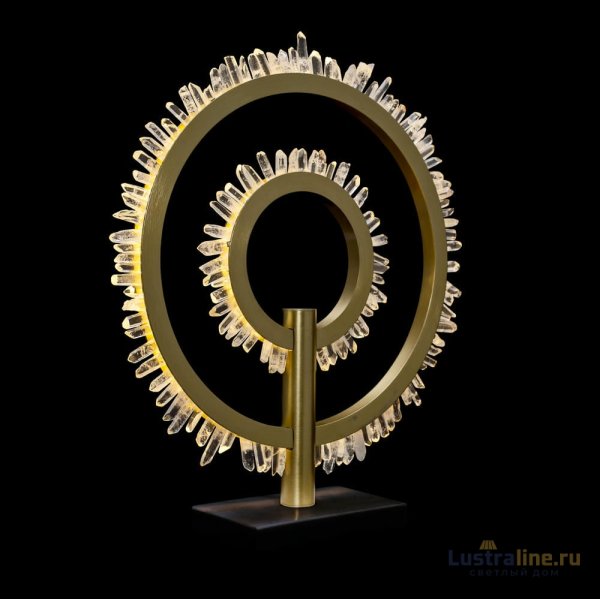 Настольная лампа Delight Collection Quartz Halo MT20020154-2A satin gold Настольная лампа Delight Collection Quartz Halo MT20020154-2A satin gold